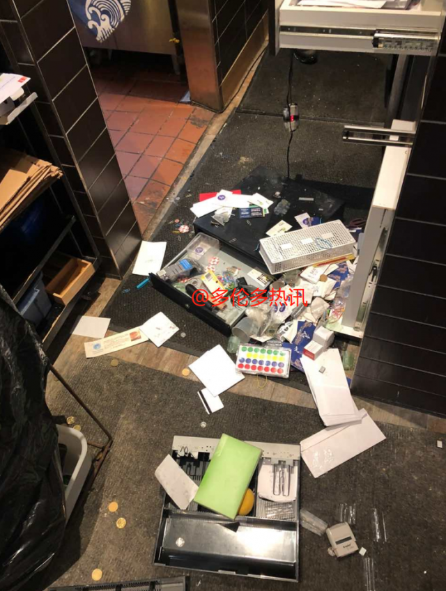 列治文山3家中餐馆连夜被砸 华人老板无奈