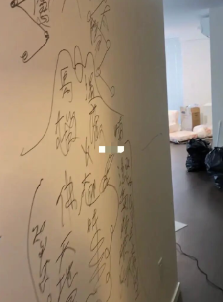 曝光！列治文华人租客把房东家墙凿洞 写&ldquo;死&rdquo;