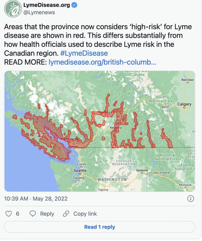 BC疾控中心发布保命地图,夏天出行千万注意它!艾薇儿被咬一口瘫了三年 BC疾控中心发布保命地图,夏天出行千万注意它!艾薇儿被咬一口瘫了三年