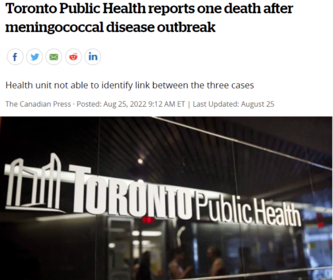 死亡率远超新冠!加拿大病毒“上新”,可通过呼吸传播!有症状赶快去医院 死亡率远超新冠!加拿大病毒“上新”,可通过呼吸传播!有症状赶快去医院