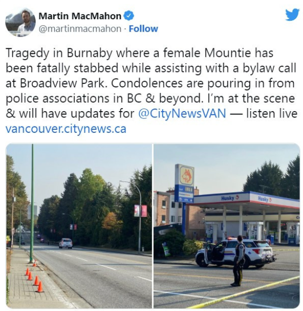 皇家骑警31岁华人女警官执勤时被刺死,全国哀悼 皇家骑警31岁华人女警官执勤时被刺死,全国哀悼