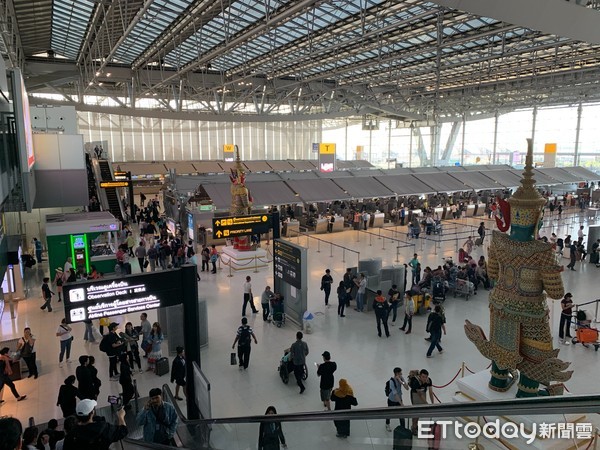 ▲泰国旅游,泰国机场,。(图/记者彭怀玉摄)