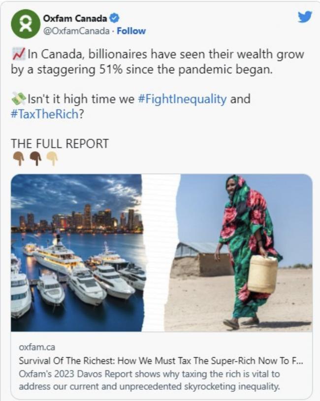 疫情3年，加拿大超级富豪的财富惊人地增长了51%