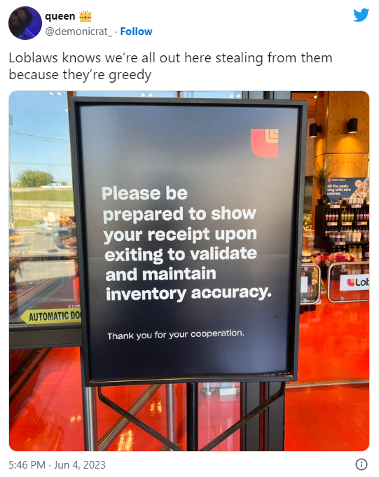 加拿大Loblaws超市开始“搜包”了 全网震怒 加拿大Loblaws超市开始“搜包”了 全网震怒