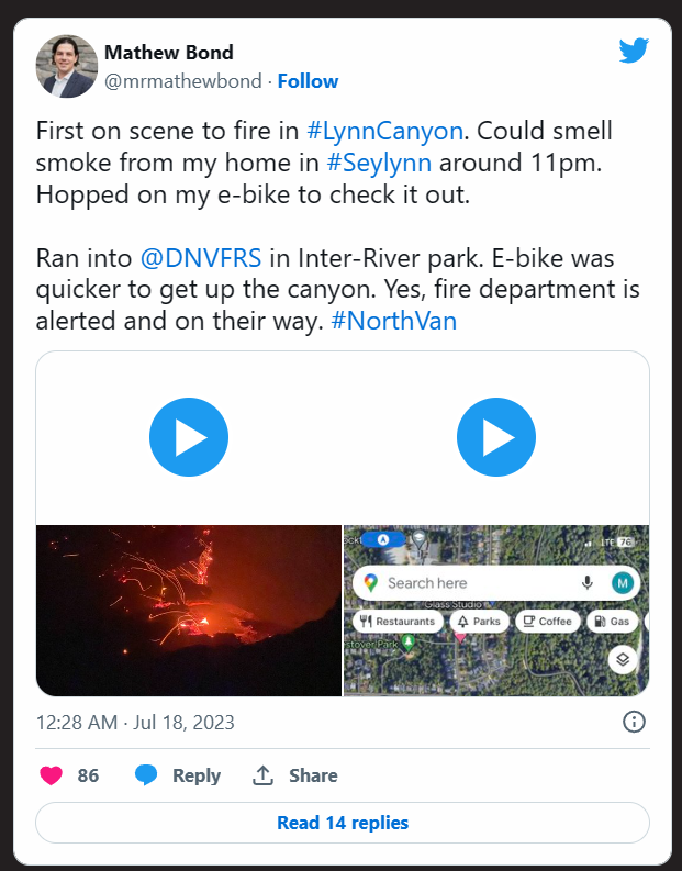 大温华人最喜爱的公园爆发山火 所有徒步道关闭 大温华人最喜爱的公园爆发山火 所有徒步道关闭