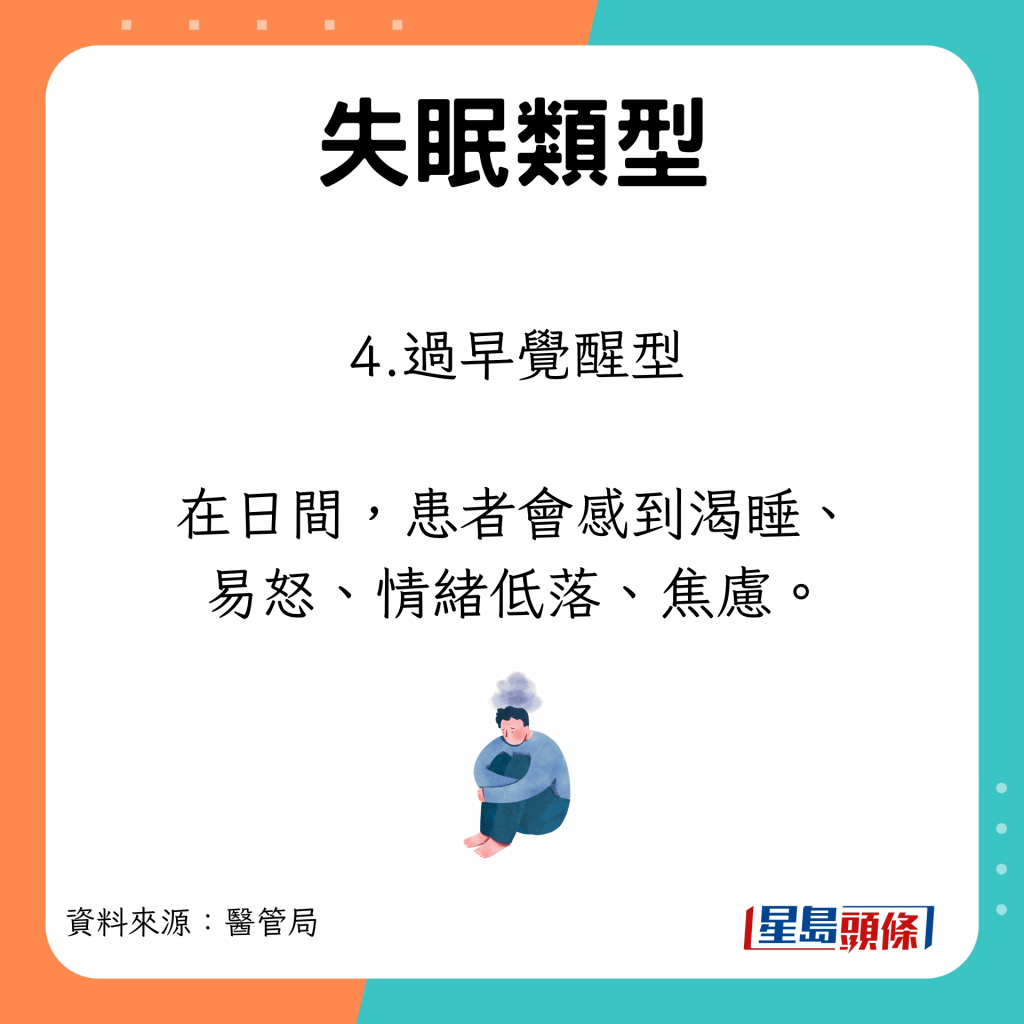 过早觉醒型 日间特征