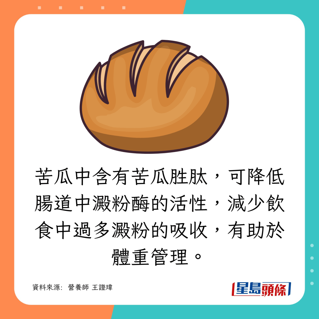 苦瓜含苦瓜胜肽，有助控制体重