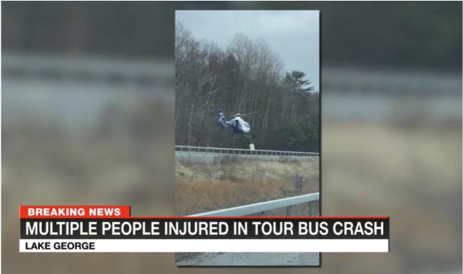 突发!加拿大旅游大巴侧翻 已致1人死亡 突发!加拿大旅游大巴侧翻 已致1人死亡