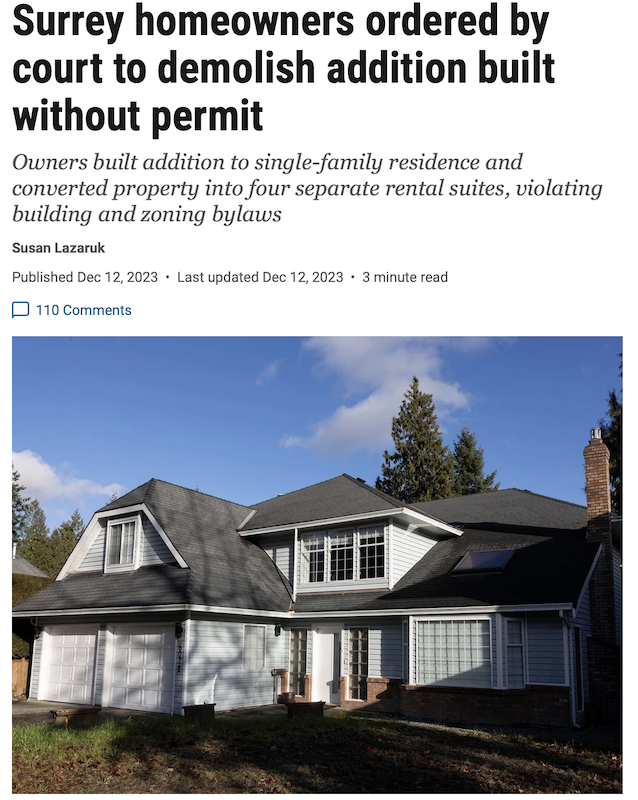 大温违建哪家强?素里必须占有一席之地 大温违建哪家强?素里必须占有一席之地