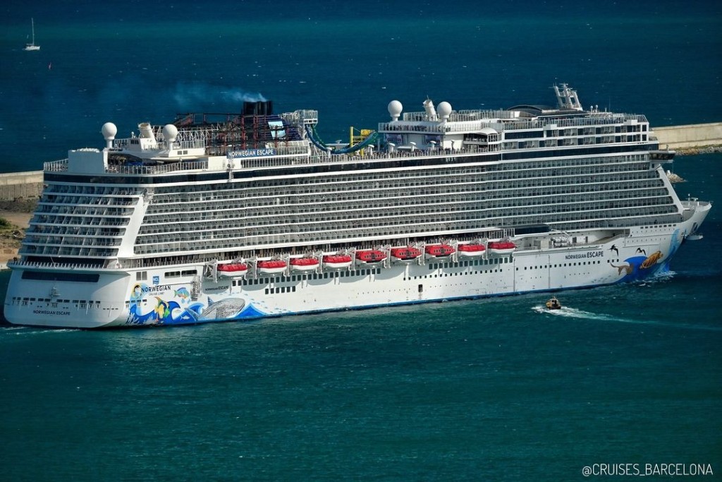 挪威邮轮公司指会补偿约书亚的费用。(IG@cruises_barcelona) 挪威邮轮公司指会补偿约书亚的费用。(IG@cruises_barcelona)