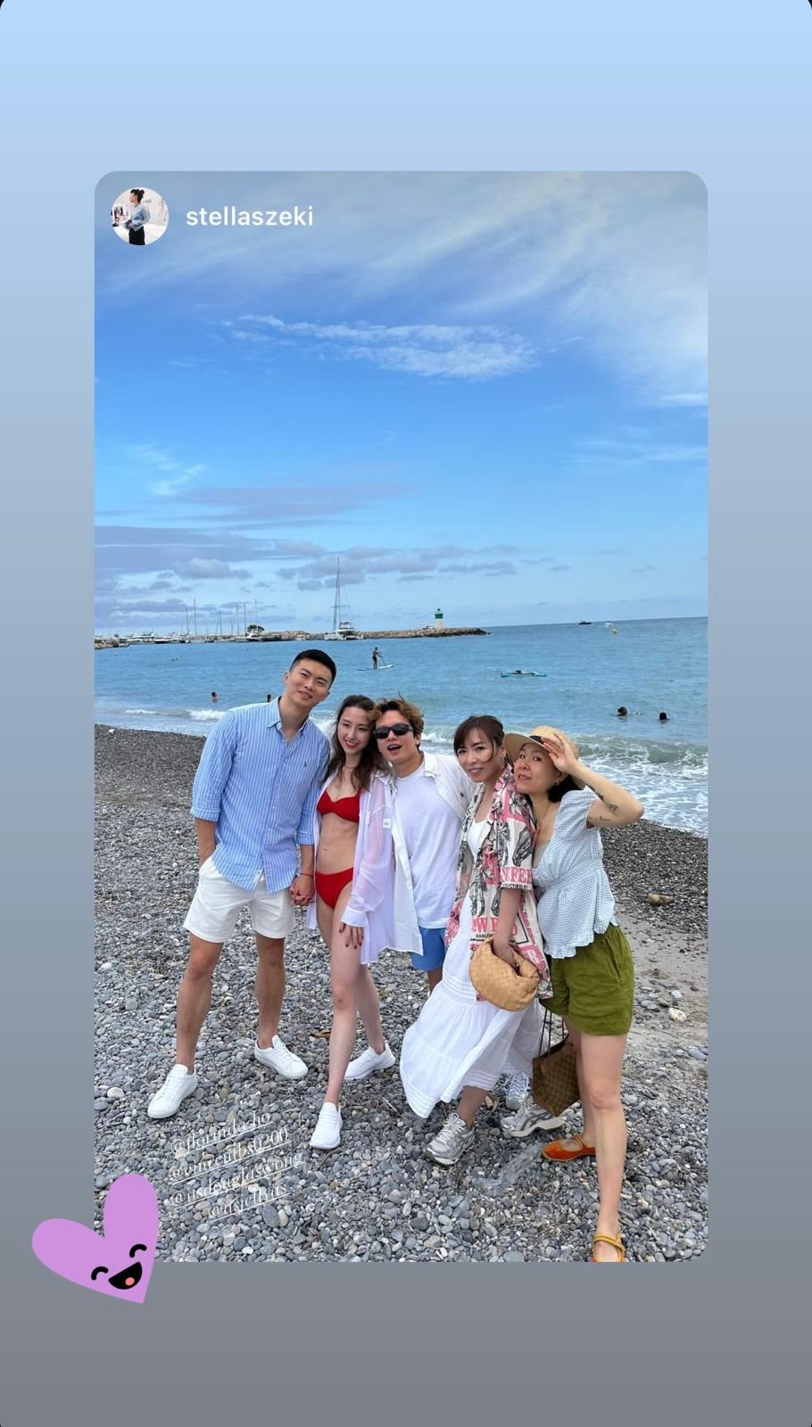 何超云亦有在ig story中分享了几张旅游照,未婚夫Douglas亦在场。 何超云亦有在ig story中分享了几张旅游照,未婚夫Douglas亦在场。