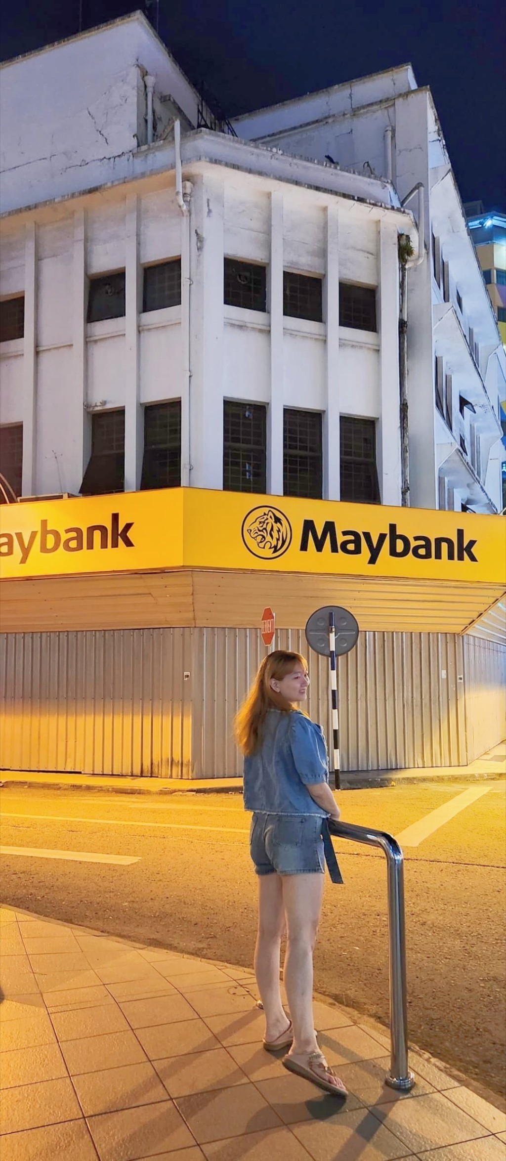 这间Maybank分行变成网红打卡热点。（微博）