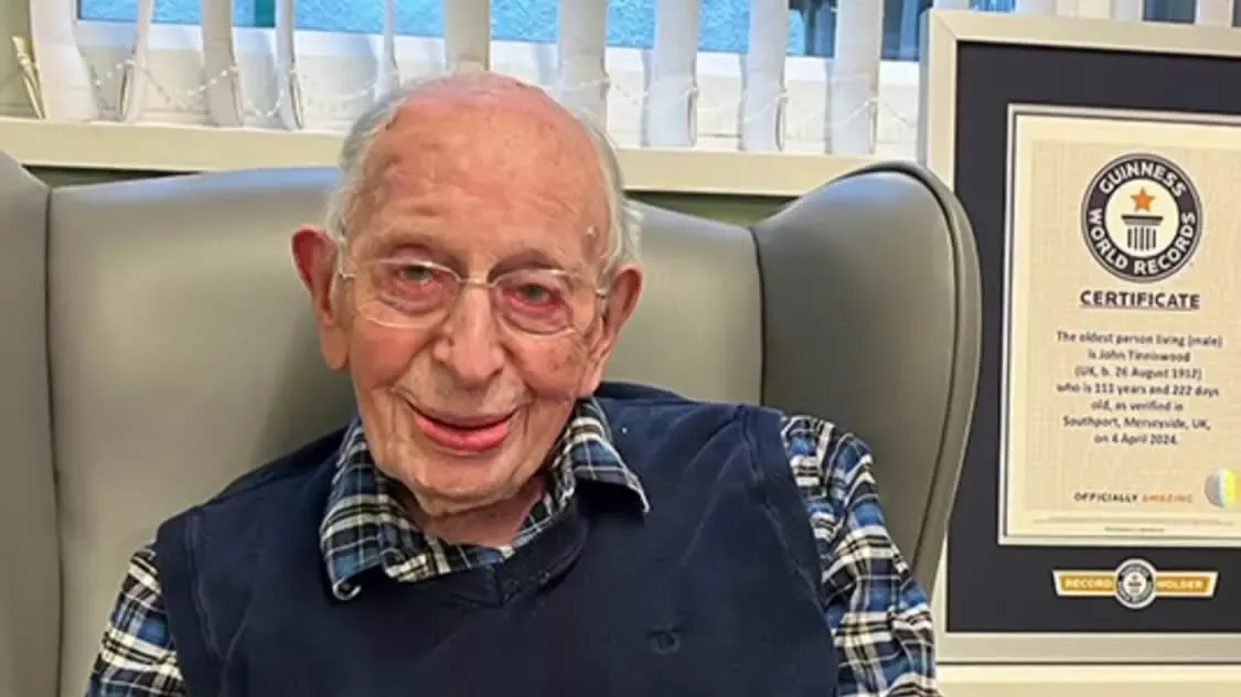 吉尼斯世界纪录宣布最长寿男性去世,享年112岁