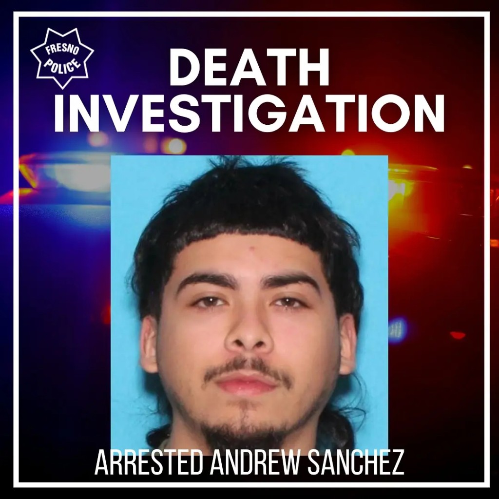 被捕男子桑切斯(右)。 Fresno Police Department 被捕男子桑切斯(右)。 Fresno Police Department