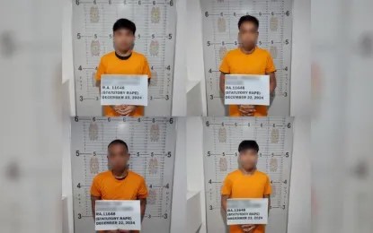 涉及轮奸的4名疑犯，其中两人是兄弟。网图