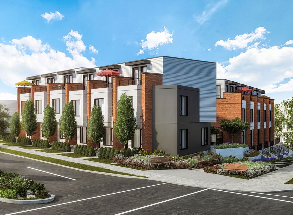 7576号Granville街的温哥华Modus联排别墅