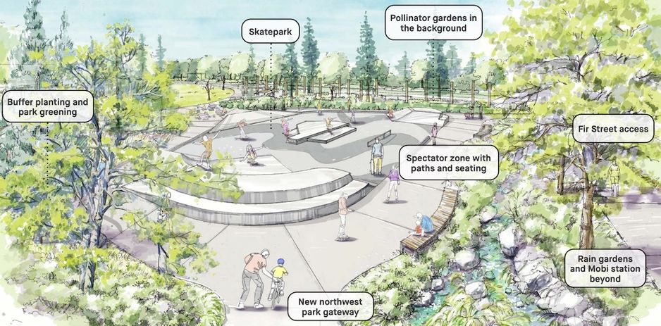 公园设计示意图