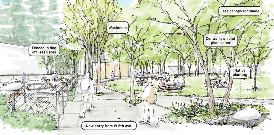 公园设计示意图