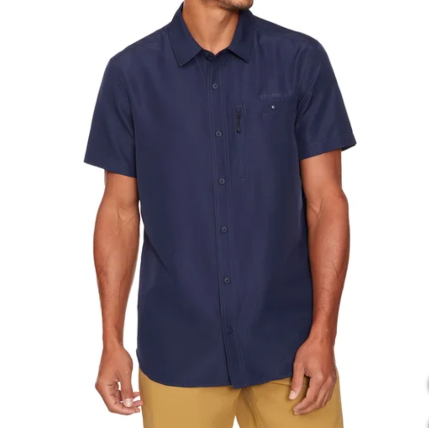 Merrell 男式短袖衬衫