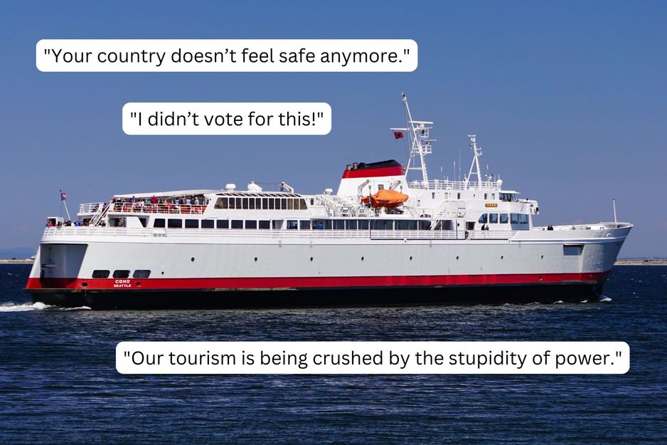 '我们感到受伤和愤怒': 英哥华居民对因需求低迷而取消的跨境渡轮航班的反应