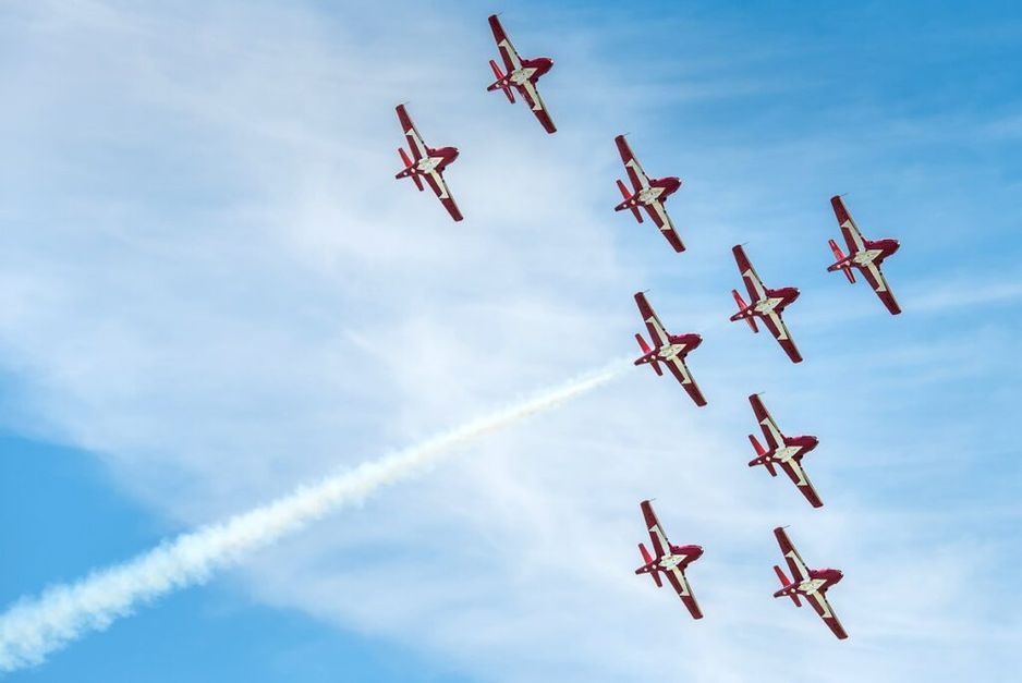 边界湾航空表演