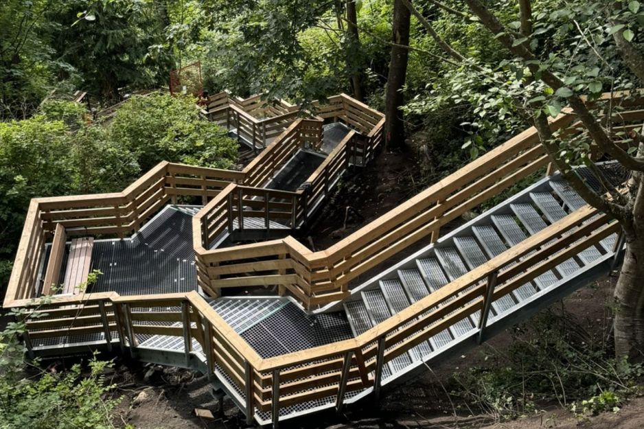 大温哥华地区受欢迎的徒步楼梯完成重大升级