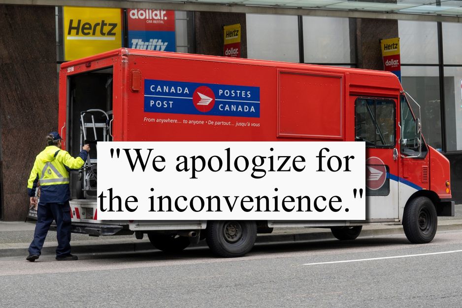 加拿大邮政系统故障,用户收到大量送货通知