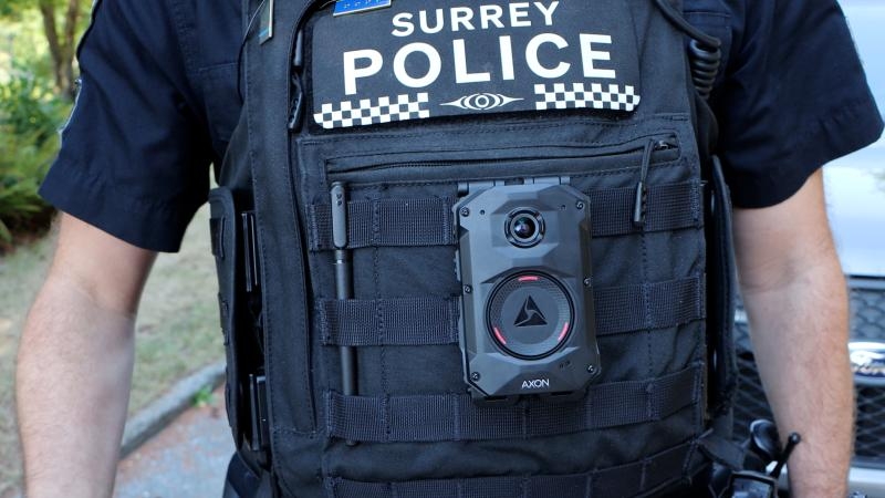 档案:佩戴执法记录仪的警官(版权所有 素里警察局)