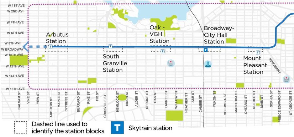 百老汇地铁设计变更地图