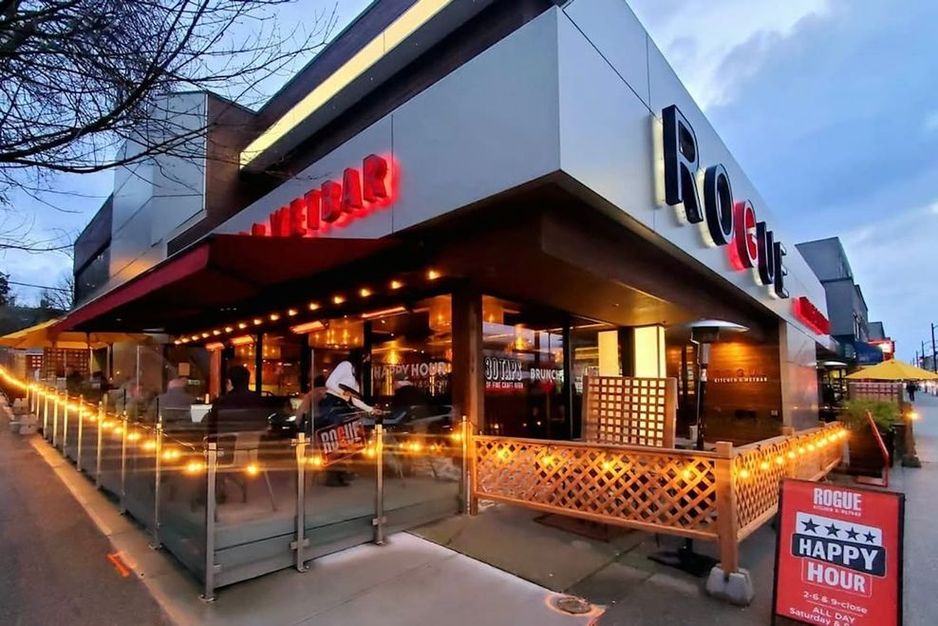 Rogue Kitchen and Wetbar 永久关闭其温哥华一家门店