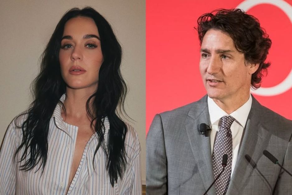 贾斯廷&middot;特鲁多在凯蒂&middot;佩里的假日照片中笑容满面