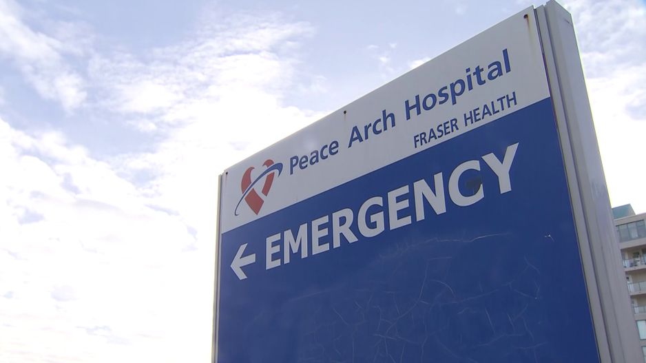 2025年2月27日,位于卑诗省怀特罗克的和平拱医院。(CityNews 图片)