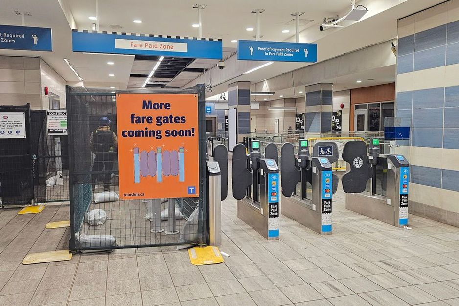 未来将在繁忙的Yaletown-Roundhouse站增加更多收费闸机
