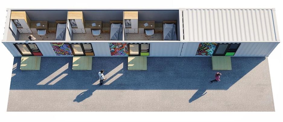 维多利亚卡尔多尼亚广场微型住宅村