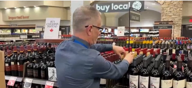 自从卑诗省将美国酒类从货架上撤下，已过去13个月。(CityNews 图片)
