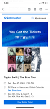 出Taylor Swift Vancouver 2024 演唱会门票