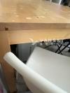 SFU校内卖一个Ikea 原木书桌椅， Ikea double size 白色床 和 床垫 一套 