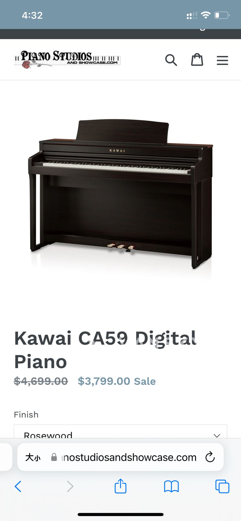 kawai 电子琴 ca59
