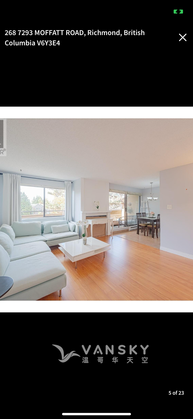 列治文中心中学小学两房两卫出租