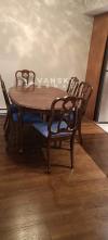 实木6人餐桌椅￥68