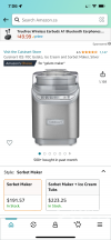 全新未开封冰激凌机Cuisinart Ice Cream Maker, 120元转让
