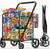 360度前轮旋转大容量折叠移动便利购物车(全新)$55