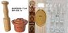 全新紫砂炖盅+研磨棒,酒杯,信架$10  ( 9X7 CM )