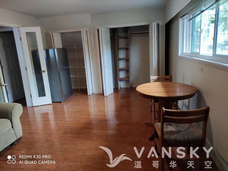 出租本那比著名白金汉社区一室一厅一卫$1500